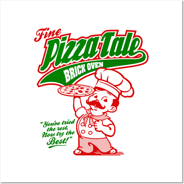 FINE PIZZA TALE Wall Art by KERZILLA